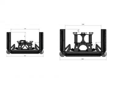 Spych do kiszonki 5.5 m SID z kątem pracy 180 stopni i przedłużeniem mocowania