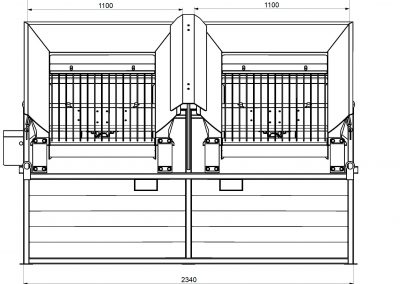 Przesiewacz wibracyjny mini Sorton 2x740